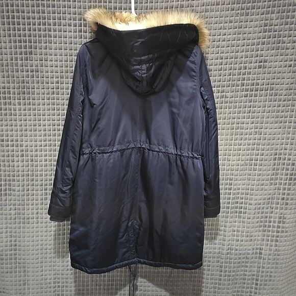 Halifax Fur Lined Parka Coat Lg Pennylane Jacket Full Zip Ski Winter Hooded Cozy - Picture 9 of 14